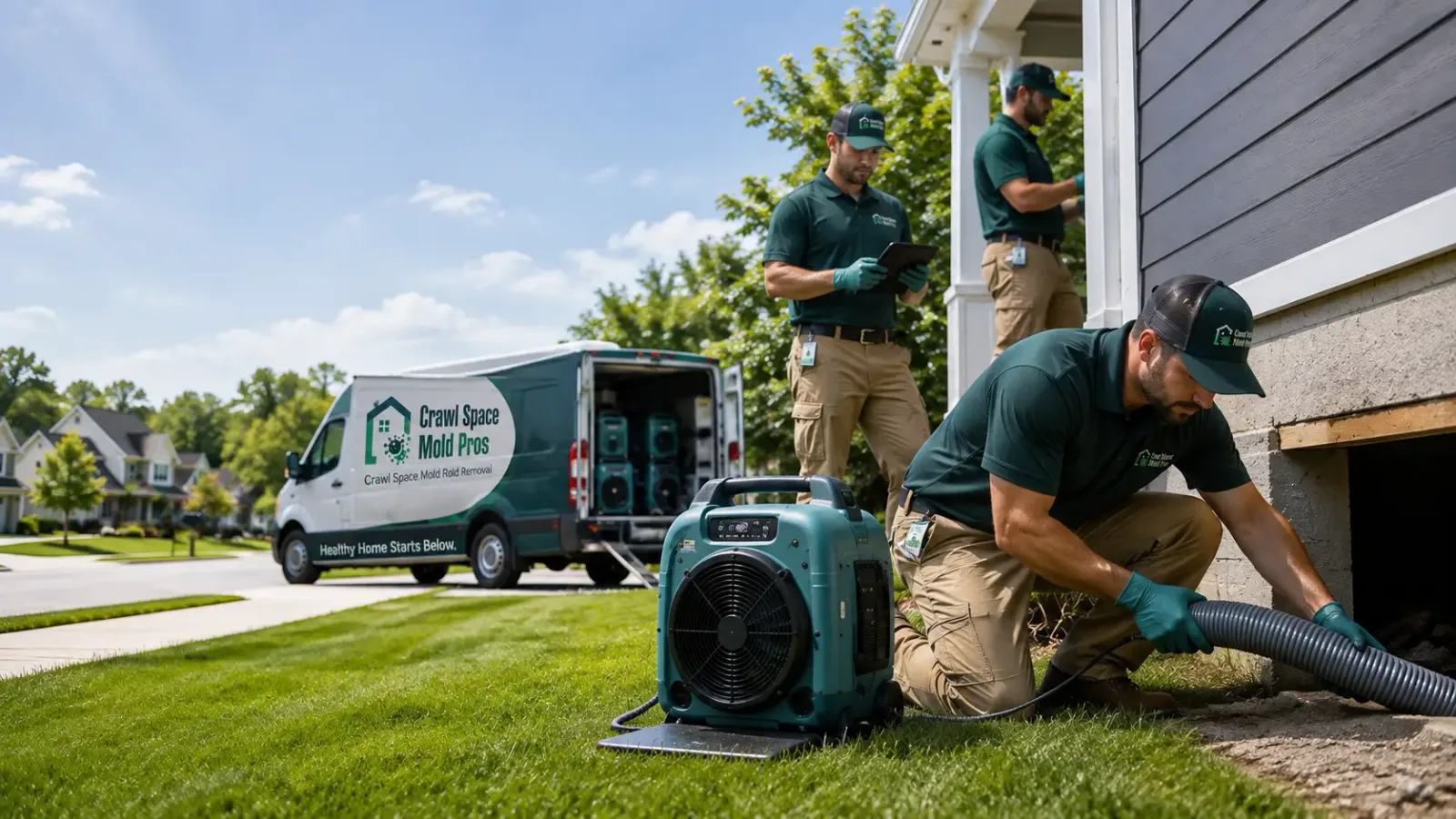 Crawl Space Mold Removal in Spanish Fork, UT